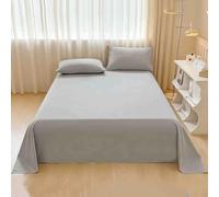 Copriletto Singolo Estivo Matrimoniale Leggero Copriletti Matrimoniali Estivi Bianco Federa Cotone Estate Dormitorio Singolo Per Studenti (Gray 2,160x230cm)