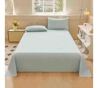Copriletto Singolo Estivo Matrimoniale Leggero Copriletti Matrimoniali Estivi Bianco Federa Cotone Estate Dormitorio Singolo Per Studenti (Blue,245x250cm)