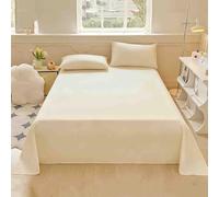 Copriletto Singolo Estivo Matrimoniale Leggero Copriletti Matrimoniali Estivi Bianco Federa Cotone Estate Dormitorio Singolo Per Studenti (White,200x230cm)
