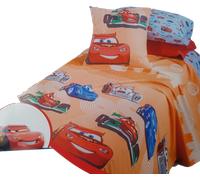 Copriletto singolo una piazza e mezza estivo cotone Caleffi Mickey Minnie Cars