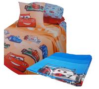 Copriletto singolo una piazza e mezza estivo cotone Caleffi Mickey Minnie Cars