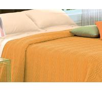 Copriletto Tinta Unita In Morbidissima Ciniglia A Onde 100% Cotone Vari Colori