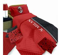 COPRILETTO TRAPUNTATO AC MILAN UFFICIALE 1 PIAZZA LETTO SINGOLO 170X260 CM