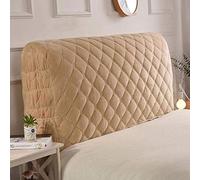 Copriletto Trapuntato All-inclusive Copri Testata In Legno Massello Letto Schienale Per Testate Comodino Decorazione Copertina Antipolvere Lavabile (Cammello, 120 * 60cm)