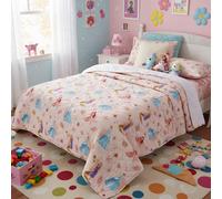 Copriletto Trapuntato bambina Magic Princess in Cotone singolo rosa