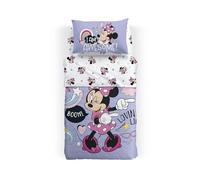 Copriletto Trapuntato Caleffi per letto singolo Minnie Boom in cotone 170x260 cm