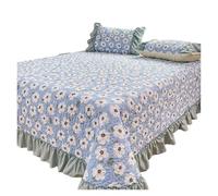 Copriletto Trapuntato Matrimoniale Copriletto trapuntato Volant Biancheria da letto Lenzuola ispessite stampato for la casa(Color2,230x250cm 1pc)