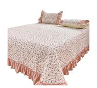 Copriletto Trapuntato Matrimoniale Copriletto trapuntato Volant Biancheria da letto Lenzuola ispessite stampato for la casa(Color6,150x230cm 1pc)