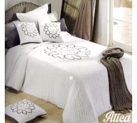 Copriletto Trapuntato Matrimoniale Trapuntino Double Face Atica Bianco Classic