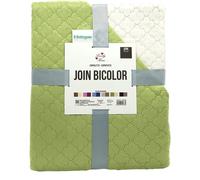 Trapuntino copriletto trapuntato letto una piazza e mezza primaverile Verde