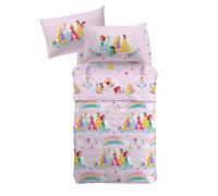 Copriletto trapuntato singolo Caleffi Princess Flowers rosa