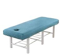 Copriletto trapuntato spesso for salone di bellezza con angoli, delicato sulla pelle, for massaggi, SPA, lettino da massaggio, copriletto con foro for il respiro(03,80x190cm)