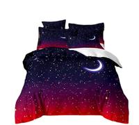 Copriletto una Piazza e Mezzo Luna Rosso Blu Lenzuola una Piazza e Mezza
