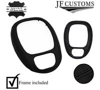 Coprimacchina In Pelle Nera Con Cuciture + Telaio Per JAGUAR XJR XJ8 X308 97-03