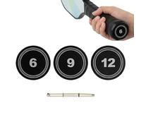 Coprimanico per Pala da Pickleball - Risposta Veloce al Colpo Migliora l'Equilibrio | Contrappesi a Moneta per Pala Paddle | per Torneo Giocatori Appassionati Principianti