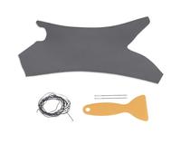 Coprimaniglia interna della portiera Car Interior Door Panel Handle Pull Trim Cover Compatibile Con W204 S204 2007 2008 2009 2010 2011 2012 2013 2014(Left-Grey)