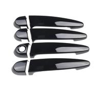 Coprimaniglia Portiera Compatibile Con BMW Per E87 E90 E91 E92 E93 F30 X1 X2 X3 X4 X6 4 Pezzi Copri Maniglia Nera Lucida ABS Esterno In Fibra Di Carbonio