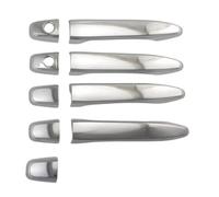 Coprimaniglia Portiera Compatibile Con Toyota Per 4Runner 2003 2004 2005 2006 2007 2008 2009 Componenti Esterni Auto Decorare Trim Pasta Copertura Della Maniglia Porta(Silver)