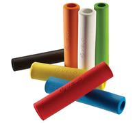 Coppia Di Manopole Bici 130Mm 100% Silicone Ultralight Verdi Per Bici