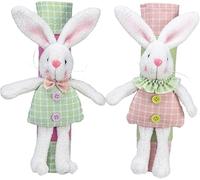 Coprimaniglie per frigorifero, design coniglietto pasquale, per elettrodomestici, cucina, sala da pranzo, forno a microonde, lavastoviglie, inaugurazione della casa, compleanno, Capodanno