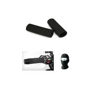 COPRIMANOPOLE COMPATIBILE CON BMW NEOPRENE MANICOTTI IN SPUGNA PER MANUBRIO PROGRIP ANTISCIVOLO UNIVERSALE 12X4,2CM NERO