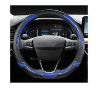 Coprimanubrio Auto Per Ford Per Focus ST Per ST-Line Per Fiesta ST Per ST-Line Coprivolante Per Auto Coprivolante(Blu)