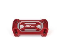 Coprimanubrio Di Fissaggio Per Honda ADV 350 350adv Con Attacco Rosso