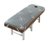 Coprimaterasso Antiscivolo in Memory Foam per Lettino da Massaggio, Cuscino per Lettino da Massaggio da 3/4/5/6 cm Di Spessore, Cuscino per Lettino da Massaggio, con Elastici e Foro per Respirare/4Cm/