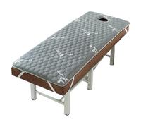 Coprimaterasso Antiscivolo in Memory Foam per Lettino da Massaggio, Cuscino per Lettino da Massaggio da 3/4/5/6 cm Di Spessore, Cuscino per Lettino da Massaggio, con Elastici e Foro per Respirare/4Cm/