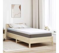 Coprimaterasso bianco, 90 x 190 cm, tessuto jacquard con topper in memory foam, per un comfort rilassante e sollievo dalla pressione, traspirante, lavabile, ideale come coprimaterasso in camera da