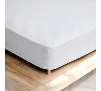 Coprimaterasso Caleffi Buonanotte in Spugna Jersey Cotone e Poliestere - Tessuto Jacquard con Bordi Elasticizzati - Singolo, Piazza e Mezza, Matrimoniale (Singolo)