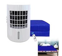 Coprimaterasso di raffreddamento 12 V 8 W sistema di raffreddamento ad acqua per letto ideale per chi dorme caldo, ventola di aria condizionata + cuscinetto di raffreddamento 140 x 160 cm
