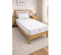 Coprimaterasso Elasticizzato Made In Italy con Aloe Vera, Letto Anallergico e Confortevole, Dotato di Angoli Adatti a Letti, Ideale per Garantire Comfort e Igiene Superiore - Singolo 90x200 cm