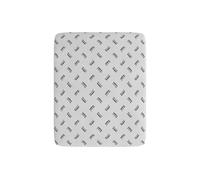 Coprimaterasso Elasticizzato Matrimoniale in Poliestere Grigio Chiaro