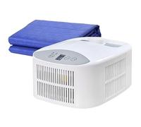 Coprimaterasso elettrico raffreddato ad acqua, cuscinetti refrigeranti e materassino per letto in estate, raffreddamento di 3-8 °C, timer da 1 a 9 ore, per un raffreddamento ottimale
