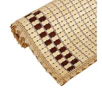 Coprimaterasso estivo in bambù, traspirante, antiscivolo, pieghevole, per casa, ufficio, divano e auto, dimensioni personalizzate (50 x 220 cm) per il massimo comfort e un sonno rinfrescante