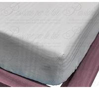 Coprimaterasso Fodera in 100% Cotone con elastico Misura Letto una piazza e mezza 120x195 Altezza Materasso cm 25 (una piazza e mezza conelastico))