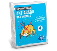 Coprimaterasso francese 140x200 cm Impermeabile e antiacaro Mollettone 100%
