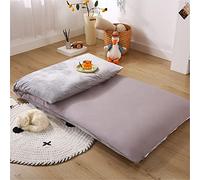 Coprimaterasso futon giapponese tradizionale in cotone con cerniera, lavabile in lavatrice, coprimaterasso da campeggio, H Twin Size 90 x 200 cm