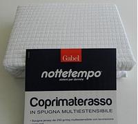 Coprimaterasso Gabel 2 Posti Matrimoniale Spugna Iperstensibile 175x200+27
