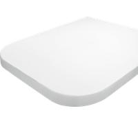 Coprimaterasso gimeg walra jersey stretch multifit per letto matrimoniale bianco