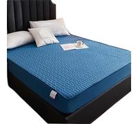 Coprimaterasso Impermeabile Coprimaterasso Impermeabile E Spesso, Delicato Sulla Pelle, Resistente, Con Angoli, 120x200, 150x200, 180x200(Blue,180x200x30cm)