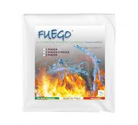 Coprimaterasso Impermeabile "FUEGO" Antiacaro Ignifugo Classe 1, Elastico, Linea Alberghiera, Made in Italy - 2 PIAZZE