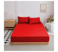 Coprimaterasso Impermeabile Full Queen King, Coprimaterasso Stile Lenzuolo Con Angoli Con Tasca Profonda Adatto Fino A 20 Pollici, Lavabile E Silenzioso(Burgundy,Twin XL (39" x 80"))