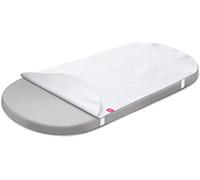 Coprimaterasso impermeabile in cotone, per culla, culla, ovale, 35 x 75 cm