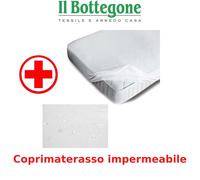 Coprimaterasso Impermeabile Matrimoniale Singolo 1 Piazza Spugna con Angoli Maxi