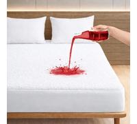 Coprimaterasso Impermeabile Sanitario in Spugna di Cotone, con Angoli Elasticizzati, Proteggi Materasso, Traspirante, Lavabile, Silenzioso, Antiacaro, Made in Spain (Matrimoniale 170x200 cm)