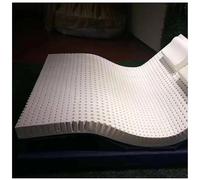 Coprimaterasso in 100% lattice naturale, 7 zone, ibrida, per alleviare la pressione e sostenere, per letto matrimoniale, 152,4 x 203,2 x 5,1 cm, soluzione ecologica per il sonno