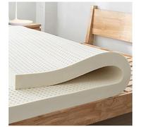 Coprimaterasso in 100% lattice naturale di alta qualità, morbido e confortevole, 2,5 cm di spessore, senza sostanze chimiche in memory foam, perfetto per alleviare le spalle, 120 x 210 cm