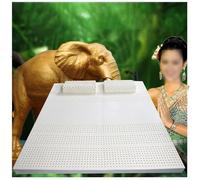 Coprimaterasso in 100% lattice naturale, super morbido, in cotone biologico, atossico, spessore 2,5 cm, 170 x 180 cm, comfort di alta qualità, sollievo per le spalle, senza memory foam